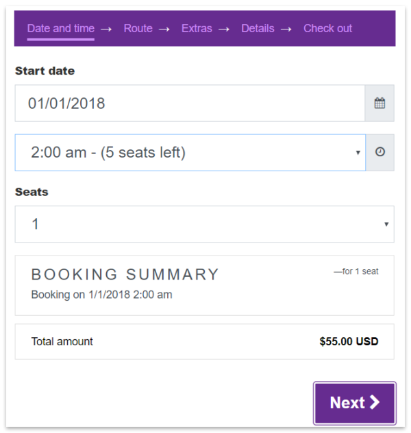 Calendarista - Avoid overbooking