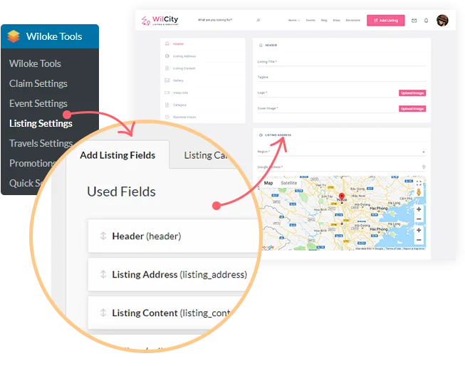 Customize directory functionality