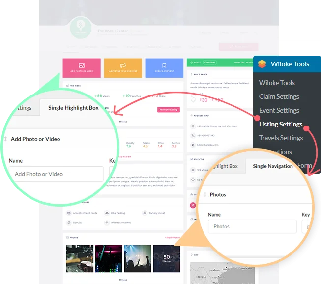 Customize single listing page your way
