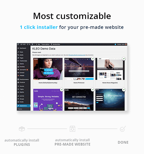 KLEO - BuddyPress tập trung vào cộng đồng, đa mục đích Theme - 2