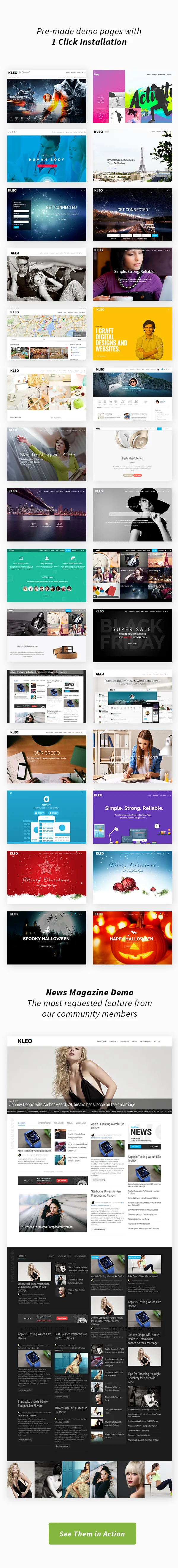 KLEO - BuddyPress tập trung vào cộng đồng, đa mục đích Theme - 3