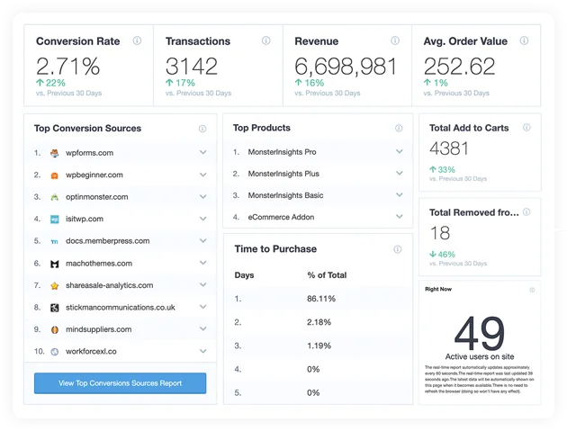 MonsterInsights Pro demo 5