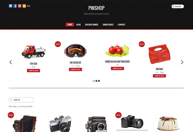 Pinshop - Pinboard and WooCommerce Theme 1 Pinshop