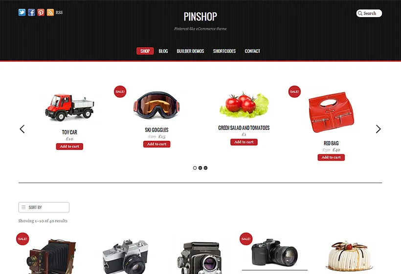 Pinshop - Pinboard and WooCommerce Theme 1 Pinshop