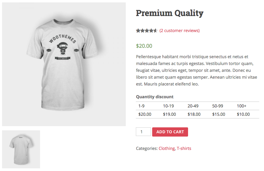Pricing Table