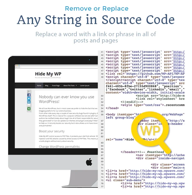 Source code Hide My WP