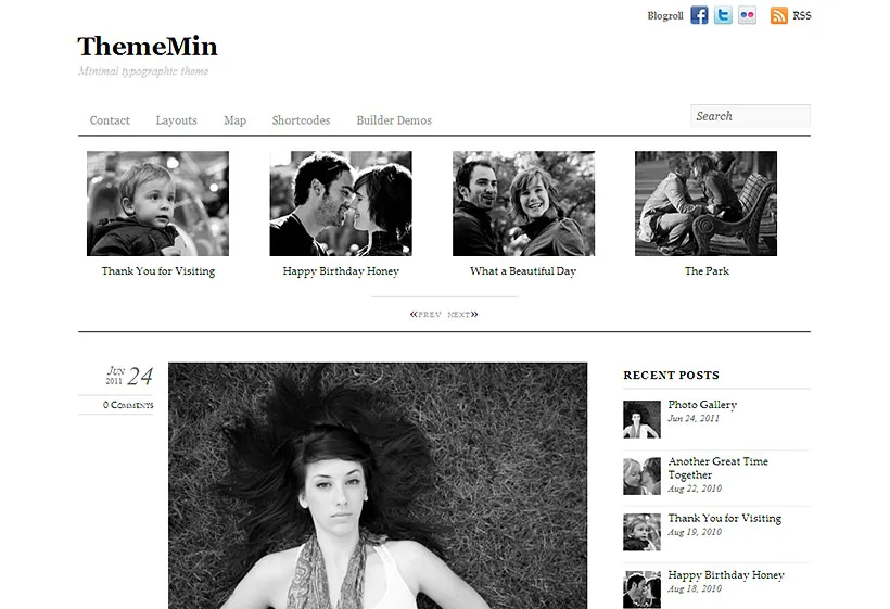 ThemeMin - Minimal, Light-weight, Typography-focused Theme by Themify 1 ThemeMin