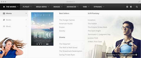 menu layouts