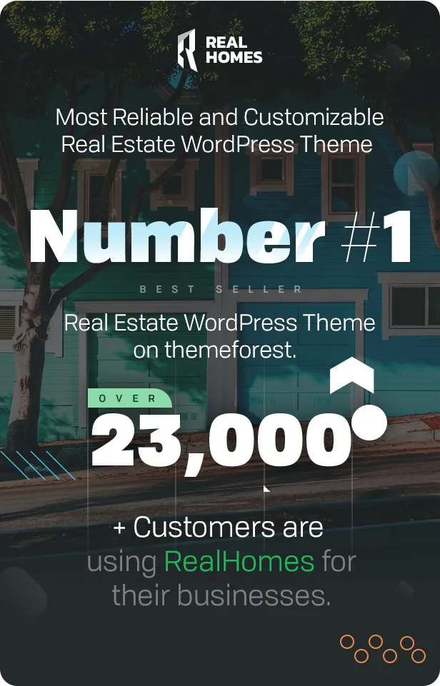 Number one selling WordPress real estate theme