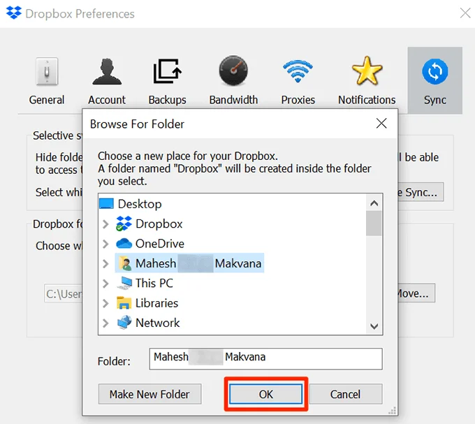 Cách di chuyển thư mục Dropbox của bạn 37 Cách di chuyển thư mục Dropbox của bạn