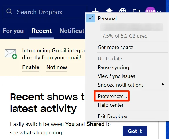 Cách di chuyển thư mục Dropbox của bạn 33 Cách di chuyển thư mục Dropbox của bạn