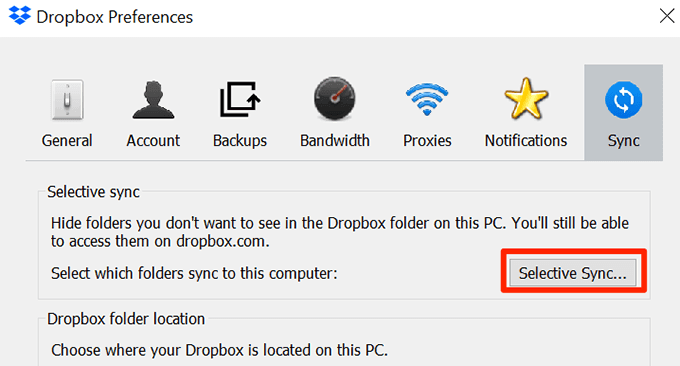 Cách di chuyển thư mục Dropbox của bạn