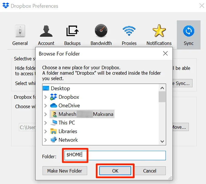 Cách di chuyển thư mục Dropbox của bạn 51 Cách di chuyển thư mục Dropbox của bạn