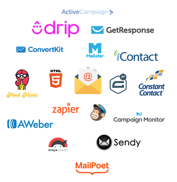 SeedProd Coming Soon Page Pro v6.11.0 - WordPress Plugin 4 Biểu trưng tiếp thị qua email