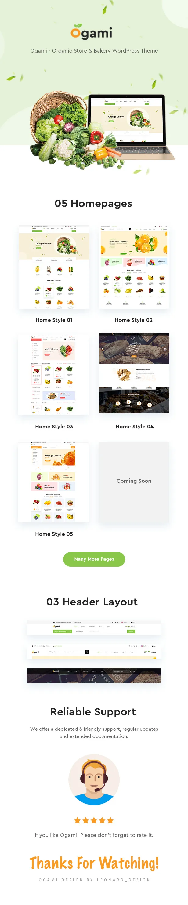 Ogami - Cửa hàng hữu cơ WordPress Theme - 4
