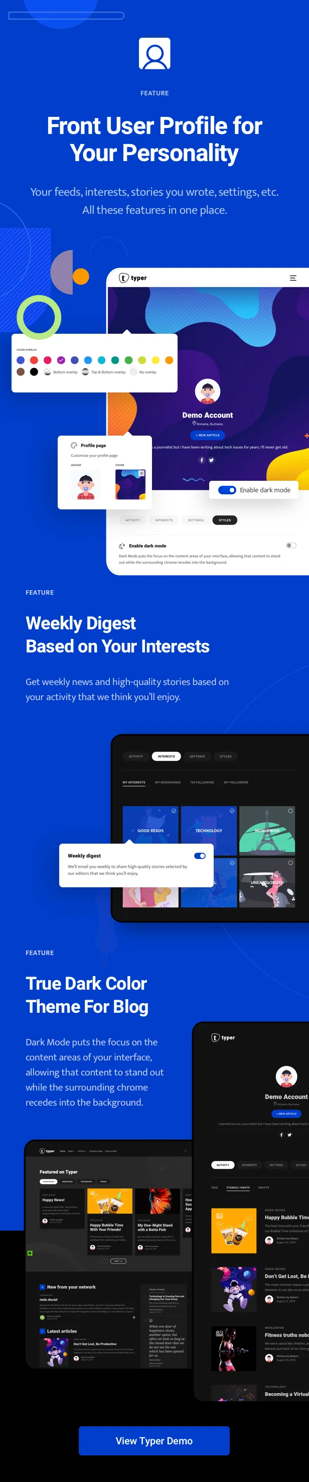 Typer - Blog tuyệt vời và xuất bản nhiều tác giả Theme - 2