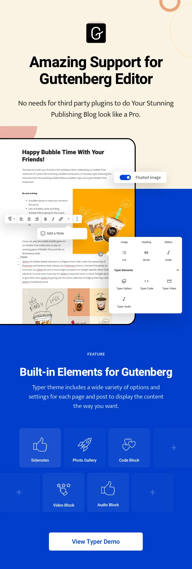 Typer - Blog tuyệt vời và xuất bản nhiều tác giả Theme - 6