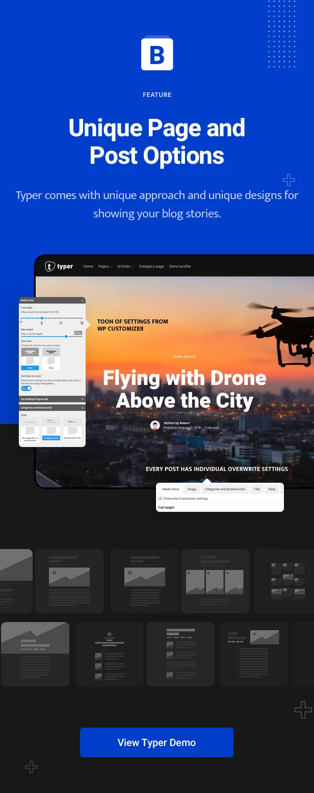 Typer - Blog tuyệt vời và xuất bản nhiều tác giả Theme - 7