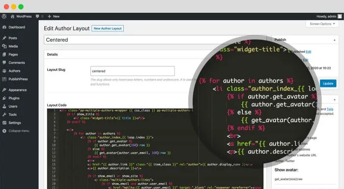 PublishPress Authors Pro v3.16.0 (+Full Addons) - Wordpress Plugin 6 PublishPress Authors Pro Edit layout