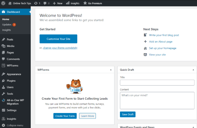 Cách tìm thông tin đăng nhập quản trị viên WordPress của bạn 6 Cách tìm thông tin đăng nhập quản trị viên WordPress của bạn