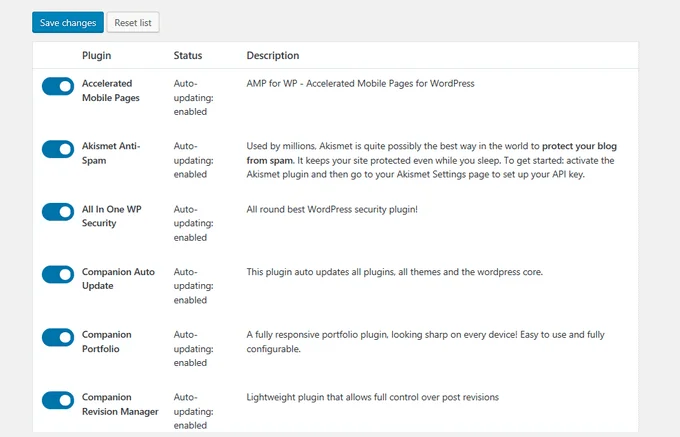 Tốt nhất Plugins để Tự động cập nhật WordPress 14 Tốt nhất Plugins để Tự động cập nhật WordPress