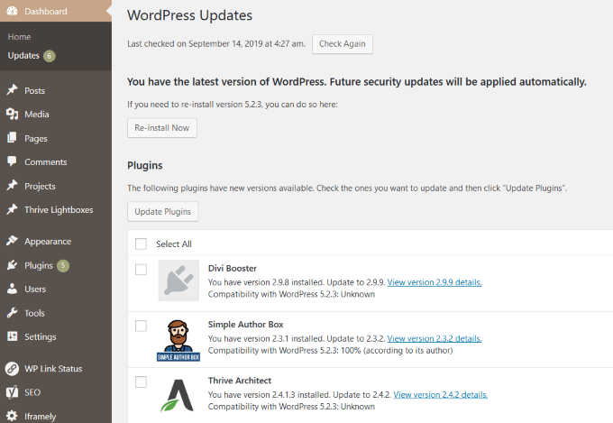 Tốt nhất Plugins để Tự động cập nhật WordPress 28 Tốt nhất Plugins để Tự động cập nhật WordPress