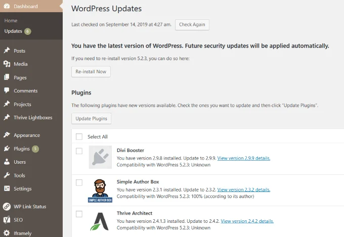 Tốt nhất Plugins để Tự động cập nhật WordPress 28 Tốt nhất Plugins để Tự động cập nhật WordPress