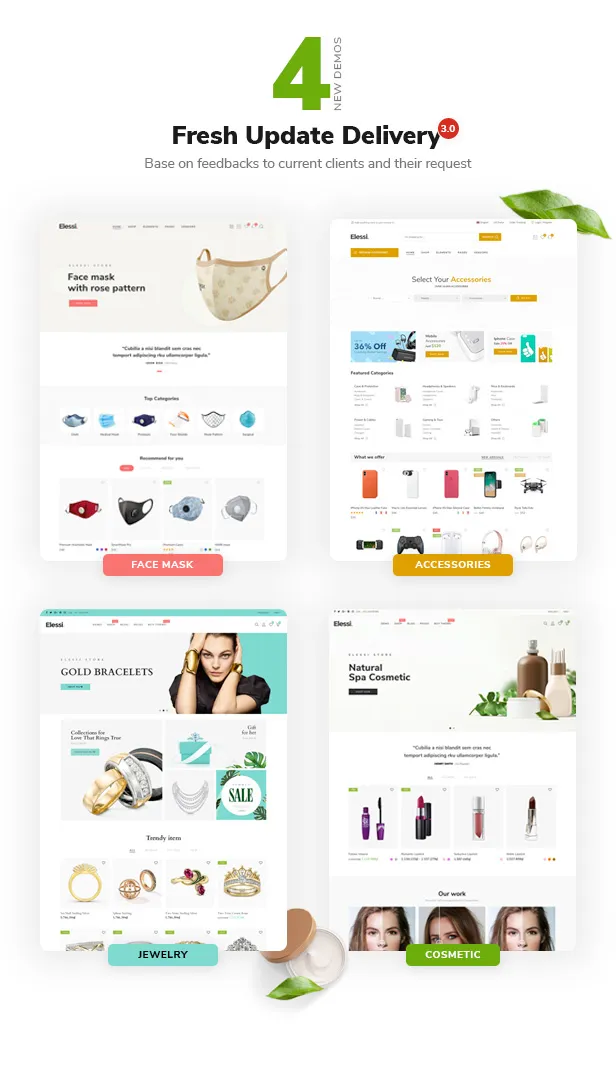 Elessi - WooCommerce AJAX WordPress Theme - Hỗ trợ RTL