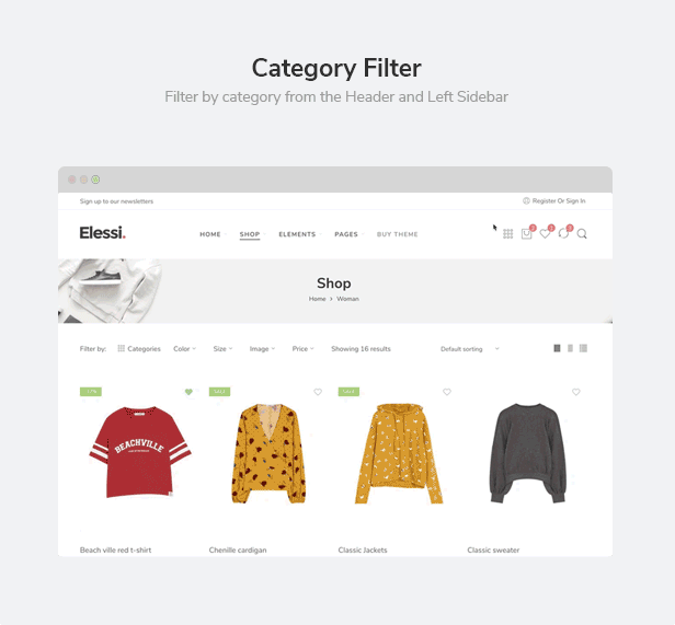 Elessi - WooCommerce AJAX WordPress Theme - Hỗ trợ RTL
