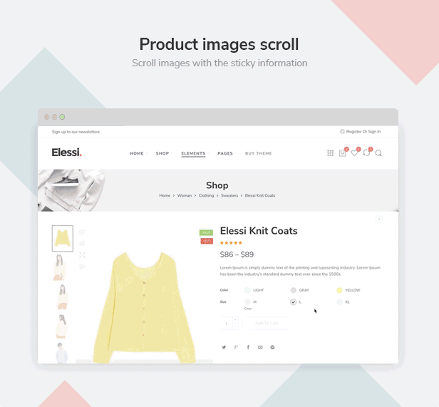 Elessi - WooCommerce AJAX WordPress Theme - Hỗ trợ RTL