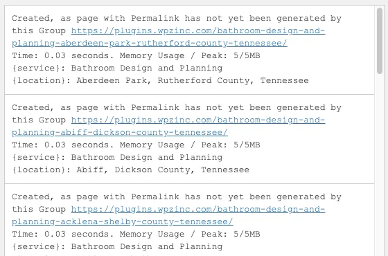 Page Generator Pro: Hiệu suất