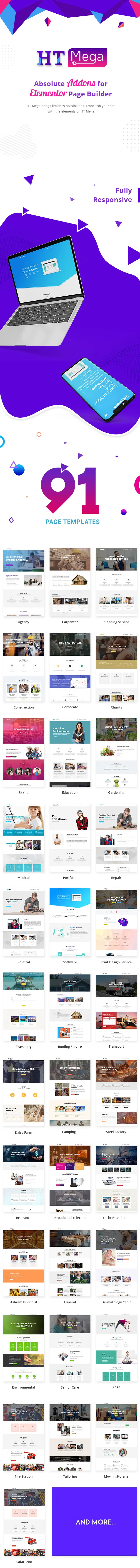 HT Mega Pro - Tuyệt đối Addons cho Elementor Trình tạo trang - 1