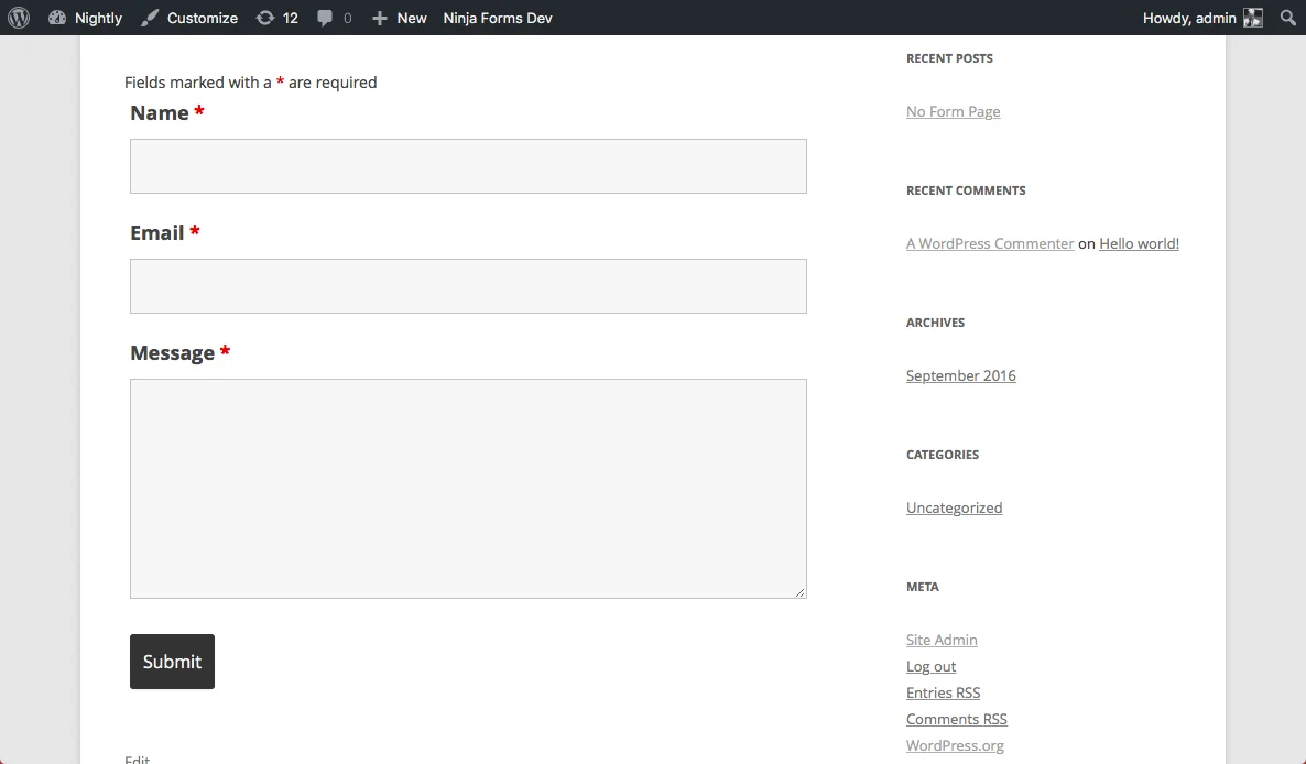Ninja Forms v3.5.5 (+All Addons) - WordPress Forms Plugin 10 Tích hợp Ninja Forms Contact Form