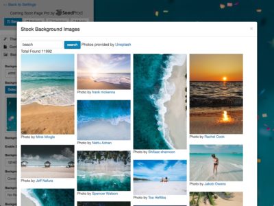 SeedProd Coming Soon Page Pro v6.11.0 - WordPress Plugin 3 Hình ảnh nền trang sắp ra mắt