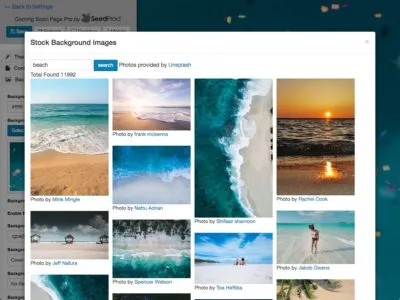 SeedProd Coming Soon Page Pro v6.11.0 - WordPress Plugin 3 Hình ảnh nền trang sắp ra mắt