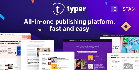 Typer - Blog tuyệt vời và xuất bản nhiều tác giả Theme - Tin tức / Biên tập Blog / Tạp chí