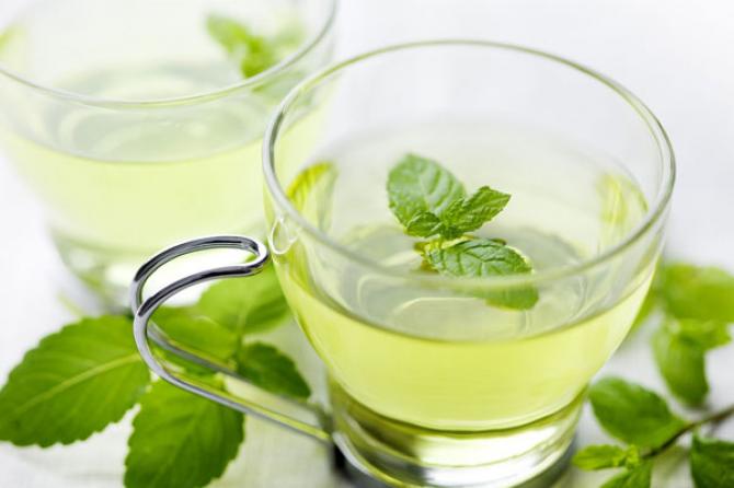 Trà bạc hà giảm cân 