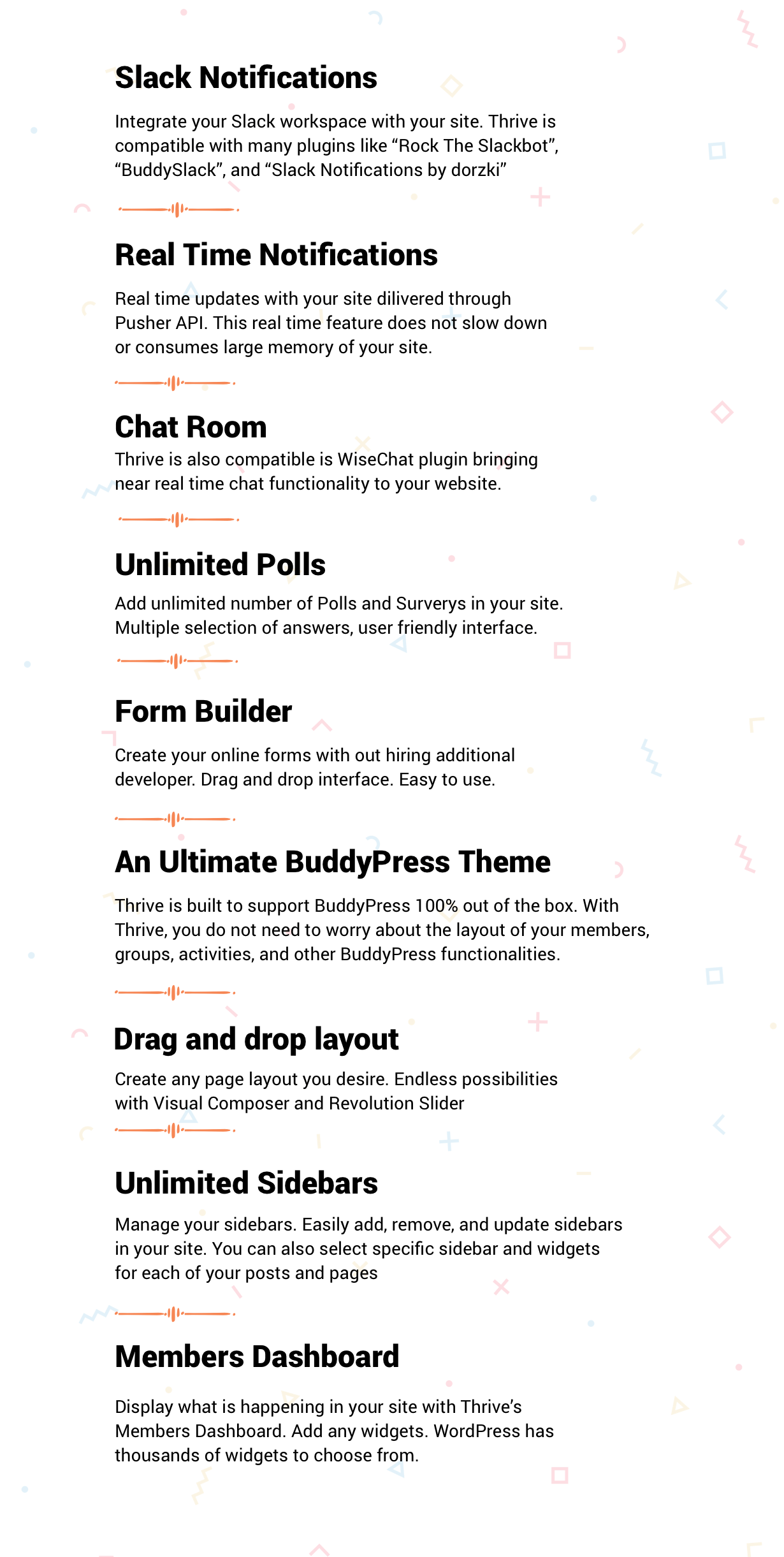 Phát triển More Đặc trưng