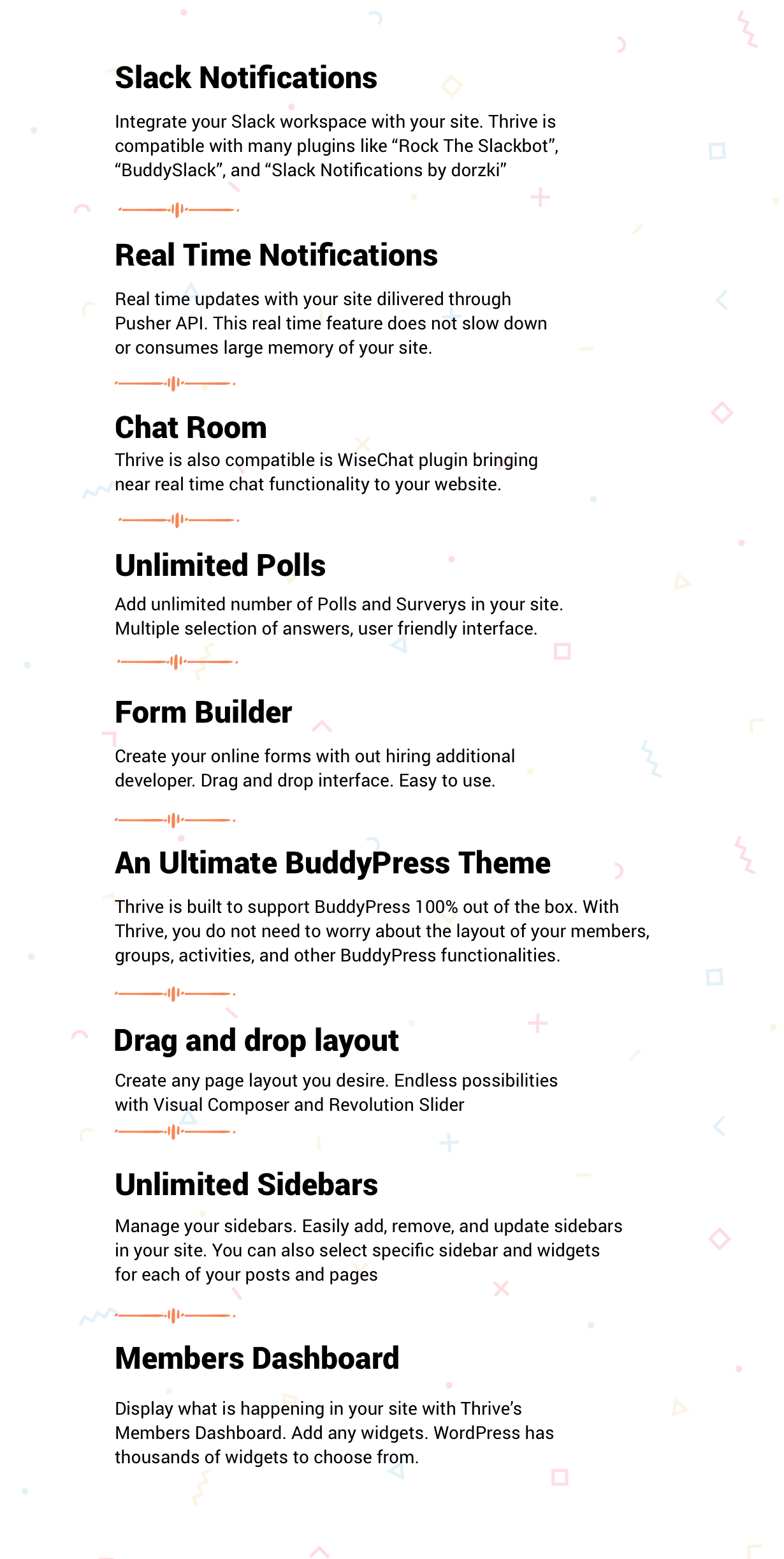 Phát triển More Đặc trưng