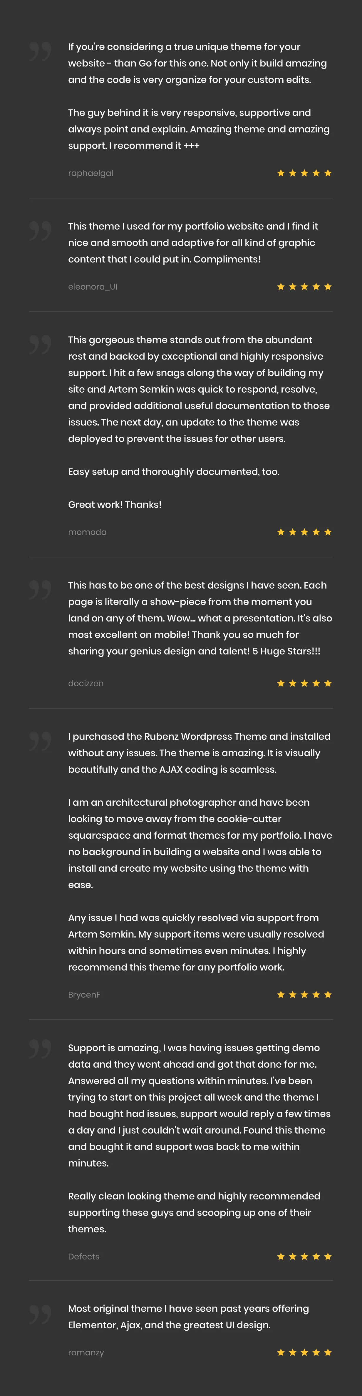 Rubenz - Danh mục đầu tư sáng tạo AJAX WordPress Theme - 19