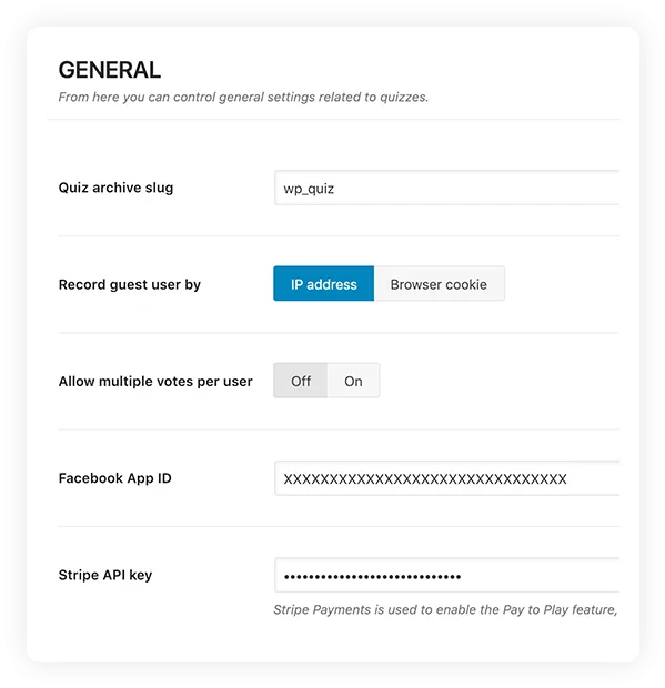 WP Quiz Pro v2.1.11 NULLED - The Best WordPress Quiz Plugin 50 Change the Quiz Archive Slug
