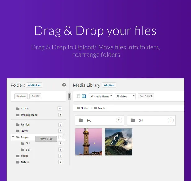 Thư mục Thư viện Phương tiện WordPress - FileBase - 5