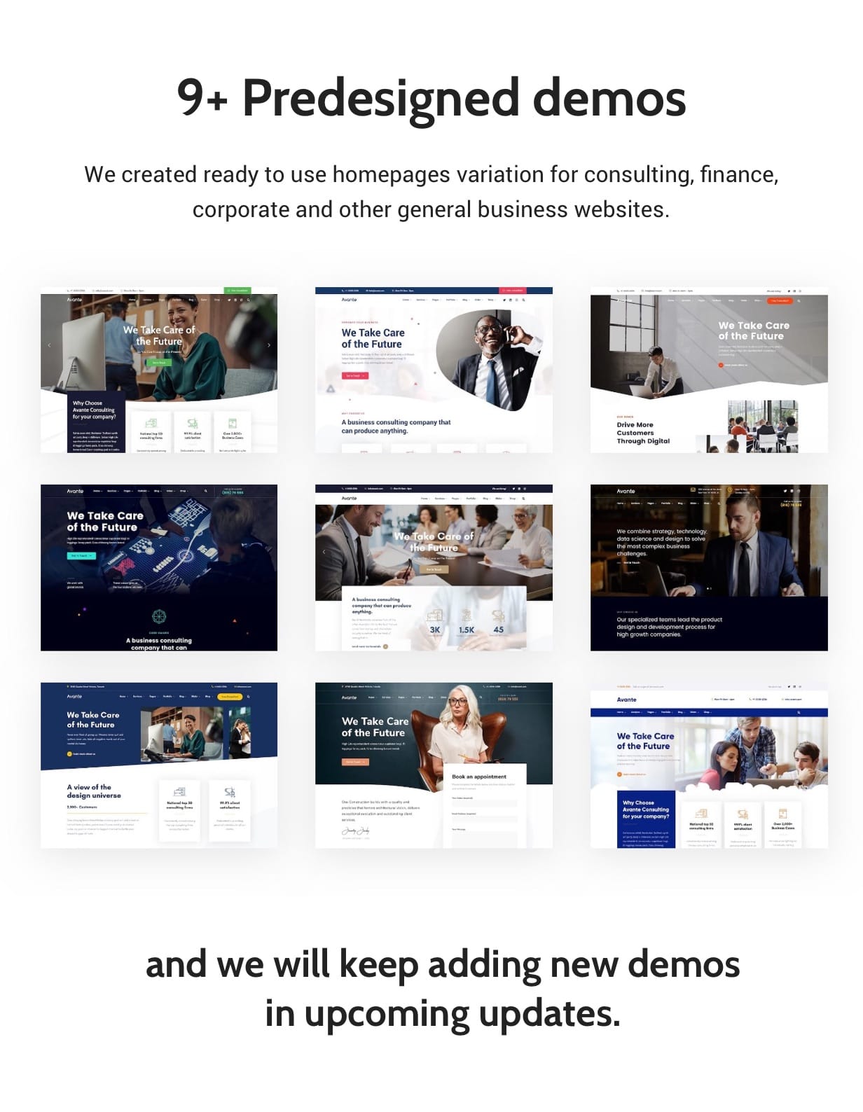 Avante v2.7.4 NULLED | Business Consulting WordPress Theme