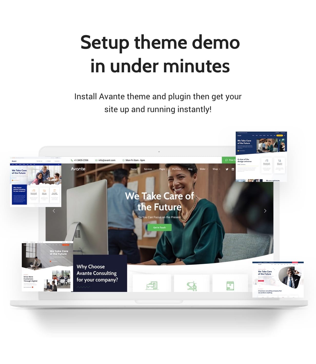 Avante v2.7.4 NULLED | Business Consulting WordPress Theme