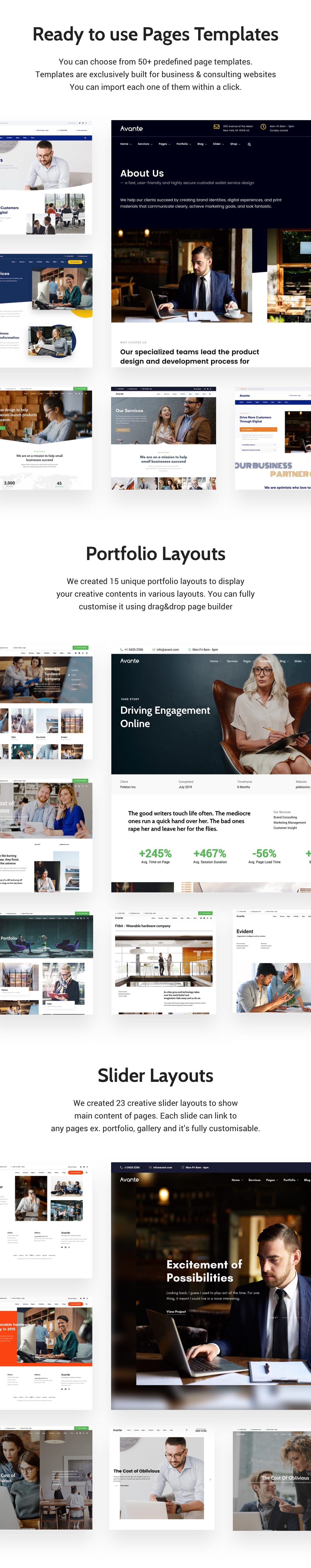 Avante v2.7.4 NULLED | Business Consulting WordPress Theme