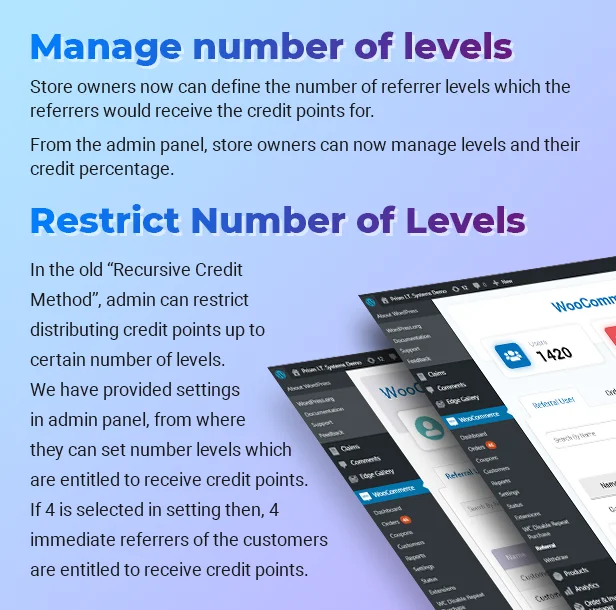 Quản lý số lượng cấp độ