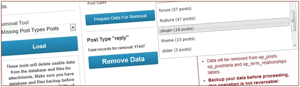 Công cụ loại bỏ: 14 trong phiên bản 4.9