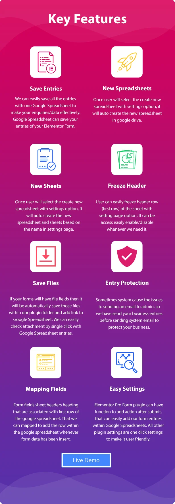 ElementorSheets - Elementor Pro Form Google Spreadsheet Addon - 2