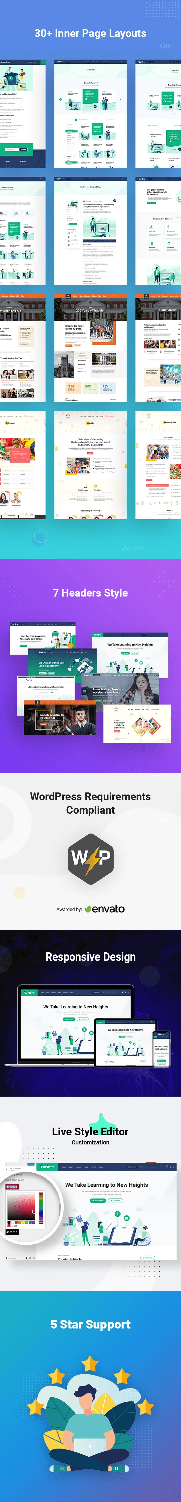 Turitor v1.3.9 NULLED - LMS & Education WordPress Theme 4 Turitor Education WordPress Theme