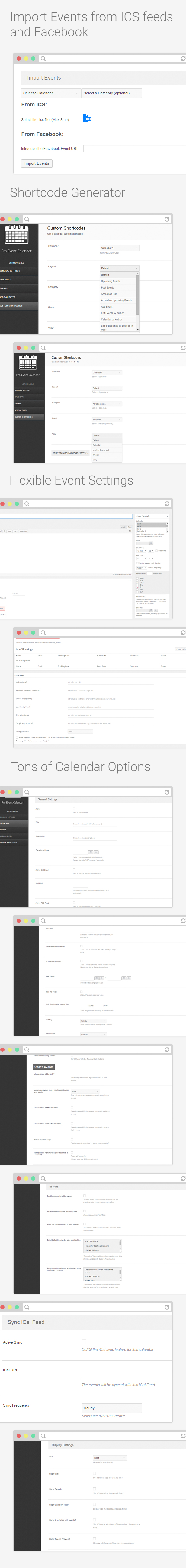 Lịch sự kiện WordPress Pro - 2